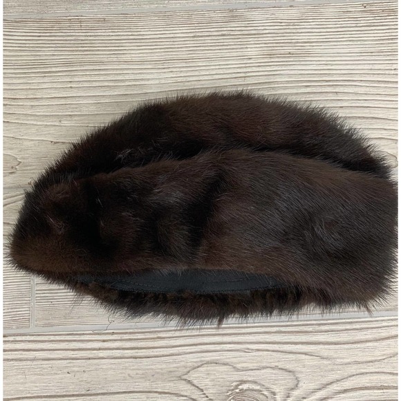 Vintage 1950s Era Mink Hat (HG) - Picture 6 of 7